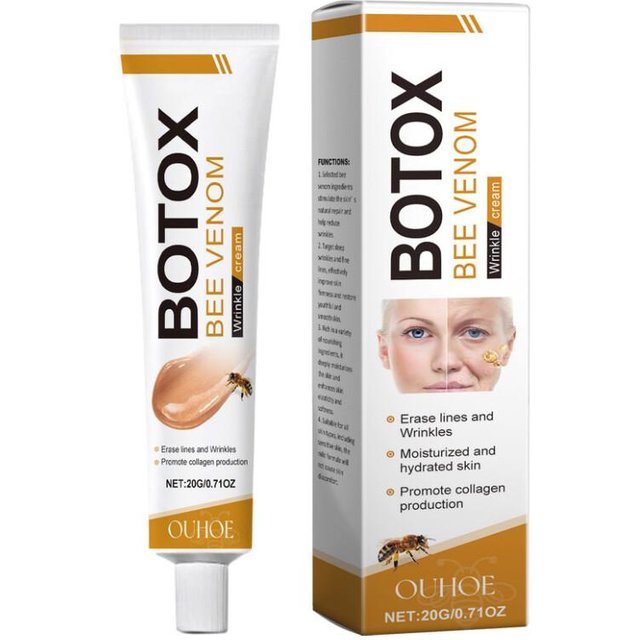 Ouhoe Crème Visage Hydratante Venin d'Abeille Luxueux Soin Hydratant et Éclaircissant de la Peau