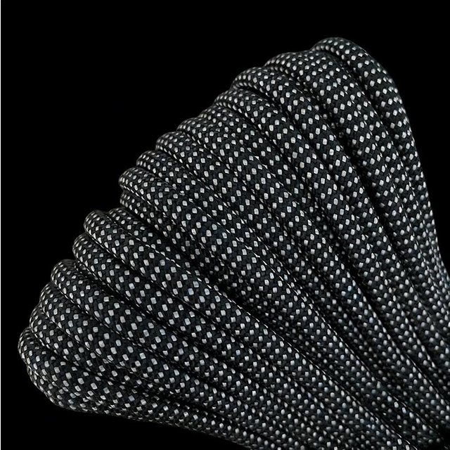 Corde de Parachute EDC 4mm Porte-clés Tressé Pendentif Couteau Pendentif Corde de Parachutiste DIY Nœud de Corde Curseur à Pousser Jouet à Dédale Corde(Longueur 1M)