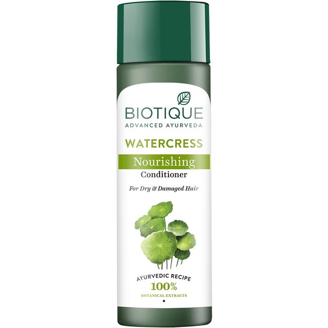 Biotique Bio Crescione Balsamo 120ml Per Capelli Secchi – Nutrizione Naturale a Base di Piante con Profumo di Limone e Ananas gray