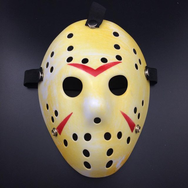Nouveau style Jason et vendredi 13 Horror Hockey Cosplay Costume Halloween Cosplay Masque facial complet