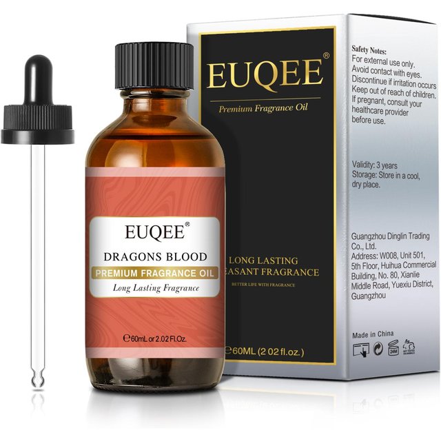 EUQEE 60 ml ätherische Öle, Gardenia, grüner Tee, Flieder, Duftöle für Aromatherapie, Diffusor, Luftbefeuchter, DIY-Parfüm, Haar- und Hautpflege Dragons Blood