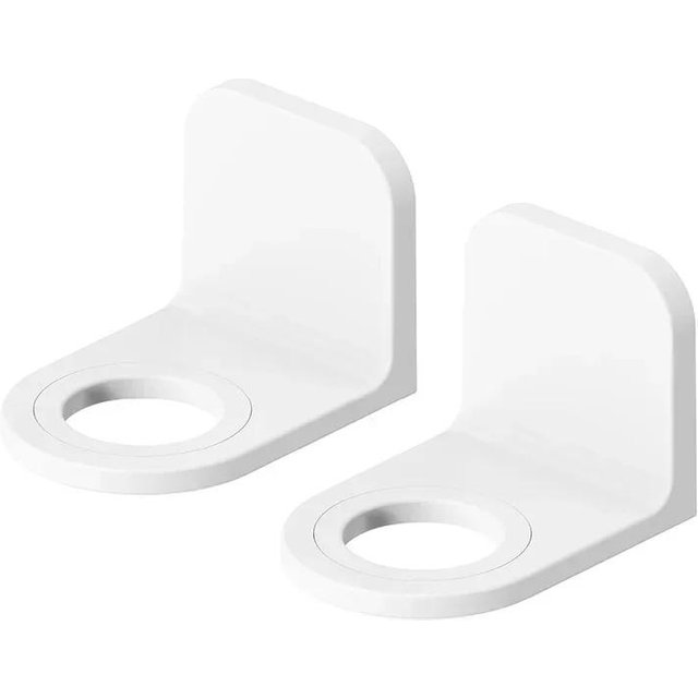 1/2 pièces Support de Bouteille Distributeur Réglable Mural Adhésif Shampooing Lotion Savon pour les Mains Support de Bouteille Cintre Rack de Rangement pour Salle de Bain white