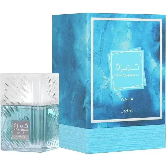 Lattafa Parfums Khamrah Eau de cologne, Bouteille Carrée Haute Qualité