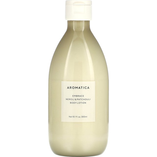 Aromatica, Embrace Body Lotion, Neroli & Patchouli, 10,1 fl oz (300 ml) beige