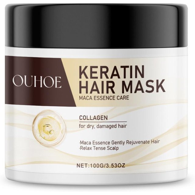 Keratin-Conditioner glättet und befeuchtet die Kopfhaut, nährt und repariert tiefenwirksam dauergewelltes, trockenes, strapaziertes und gespaltenes Haar. 100g black