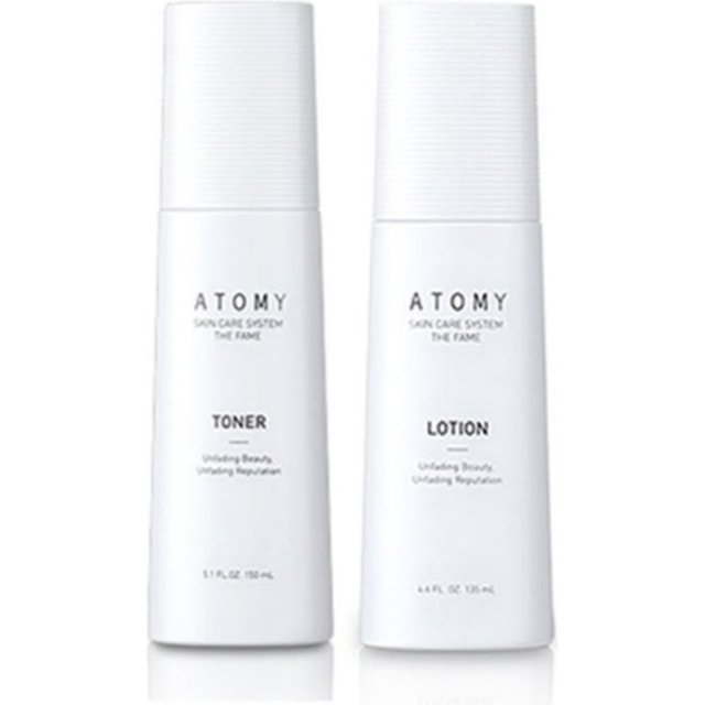 Atomy The Fame Toner 150ml & Lotion 135ml Hautpflege-Set white
