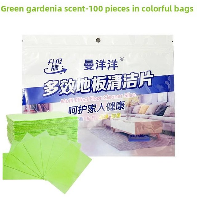 100/30 Pièces/1 Sac Tablettes Nettoyantes Multi-Effets pour Sols Nettoyant pour Carrelage Cérame Entretien Bois Éclaircissant Laveur Domestique pour Sols avec Parfum