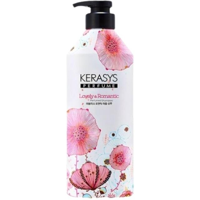Shampoing Parfum Kerasys 980ml | Shampoing Parfum Coréen pour Cheveux Doux & Parfum Romantique Charmant 980ml white