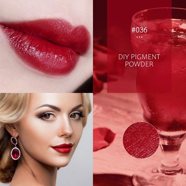 65 Farben Glimmerpulver für Lipgloss DIY Lippenstift Pigmentpulver für Epoxidharz Seifenherstellung Schleim Hausgemachte Lipgloss-Zubehörteile blue