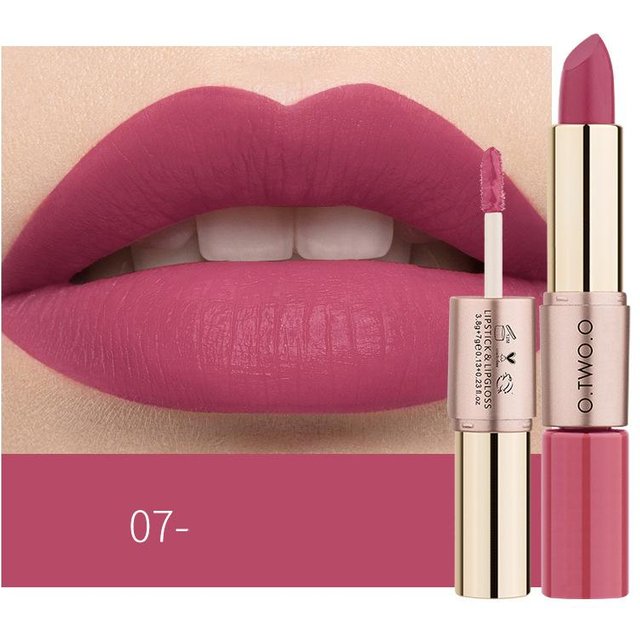 O.TWO.O Duo Matte Matte Lipgloss Lippenstift 2 in 1 0.7