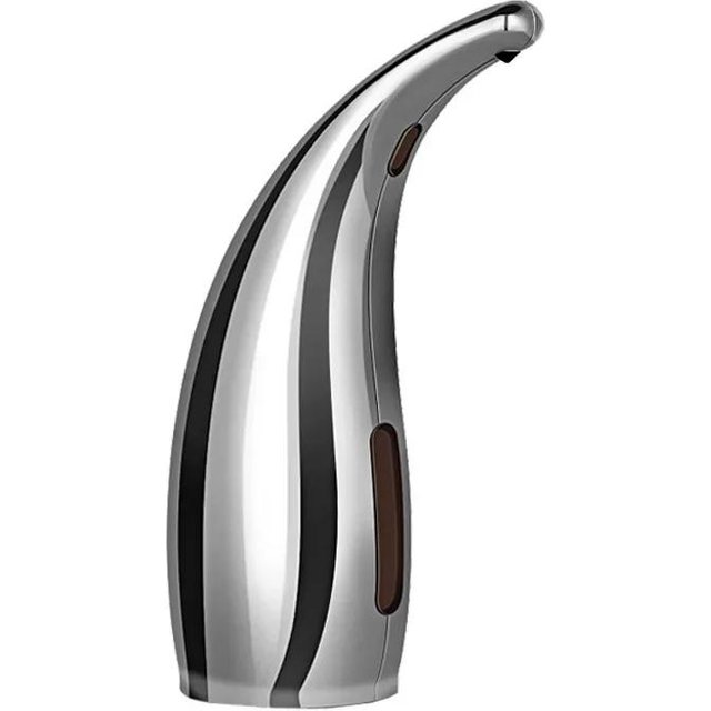 Badezimmer 300ML Seifenspender Automatischer Flüssigseifenspender Infrarot Smart Sensor Küche Berührungslose Schaumshampoospender gray