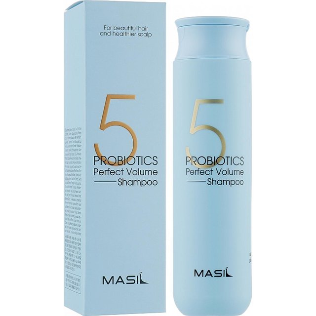 MASIL - Shampooing Volume Parfait aux 5 Probiotiques 300ml white