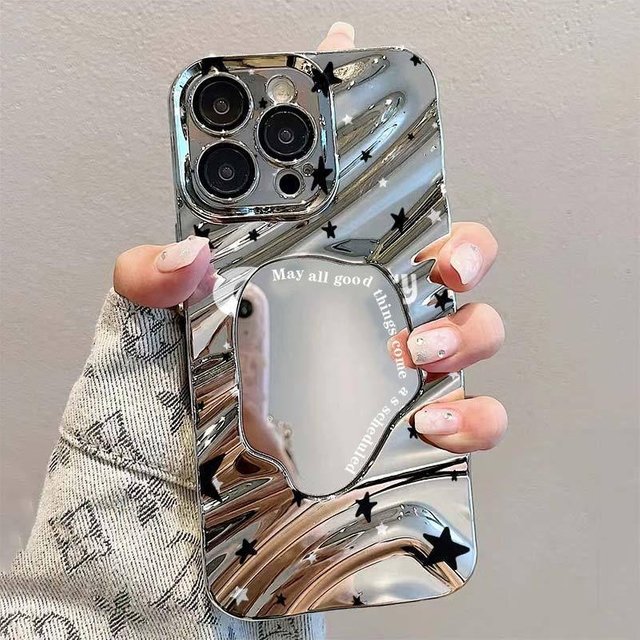 Make-up-Spiegel-Telefonkasten für Samsung Galaxy A55 5G A15 A16 A35 A34 A54 A33 A32 A53 A52s A51 A14 A13 A12 A50 Soft Cover Funda For A55 5G A35 5G