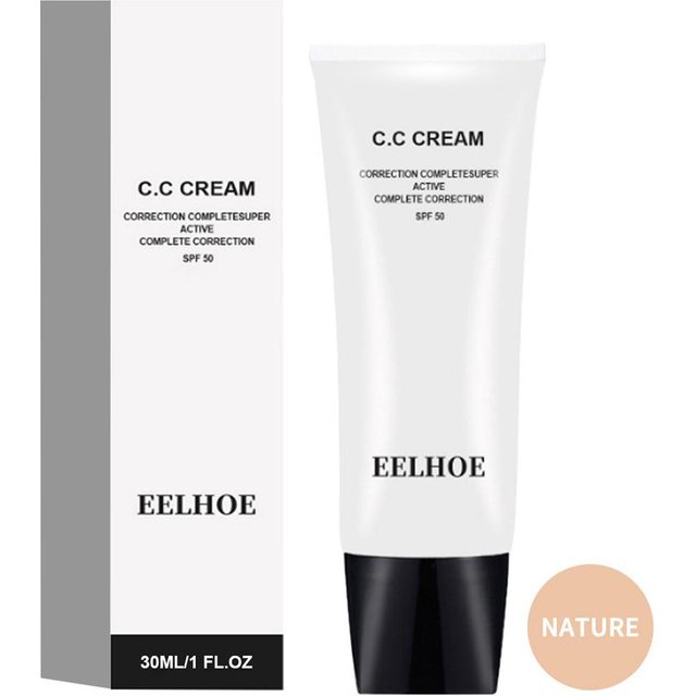 Pre-Make-up-Grundierung, Feuchtigkeitsspendender Pre-Make-up-Haut-Concealer, Aufhellender Teint, Weiche Feuchtigkeit, Wasserdichte Pre-Make-up-Grundierung natur