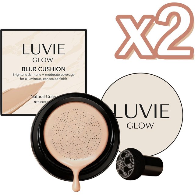 Luftkissen-Foundation Pilzkopf Aufhellen des Hauttons Abdecken von Makeln Verbergen von dunklen Flecken Ölkontrolle Wasserdichter Concealer Make-up