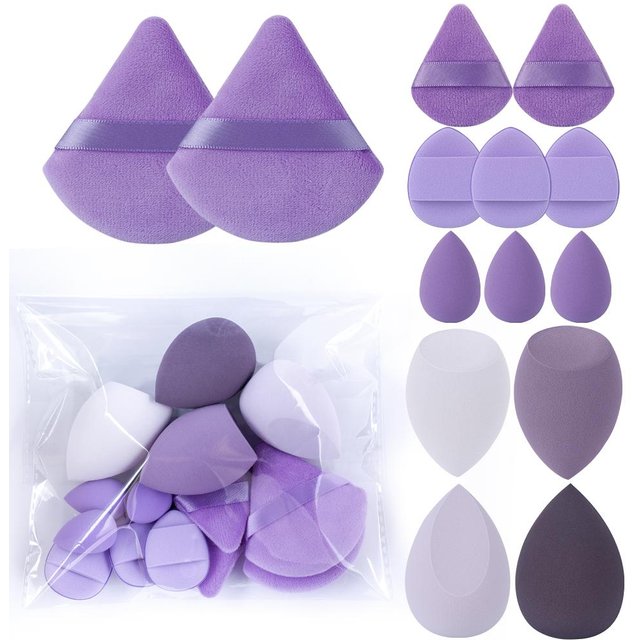 Ensemble Professionnel de 3-20 Pinceaux de Maquillage Doux Moelleux pour Fond de Teint Ombre à Paupières Anticernes Mélangeur Blush Pinceau Kabuki Outil Beauté Femme