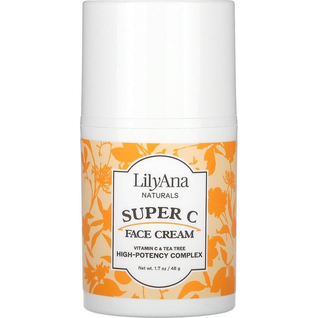 Lilyana Naturals, Crème Visage Super C, 1,7 oz (48 grammes) white