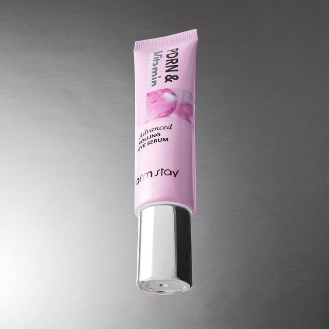 Farmstay PDRN & Vitamin Advanced Rolling Eye Serum 25ml PDRN Niacinamid Vitamin C Hyaluronsäure Straffende Augenpflege