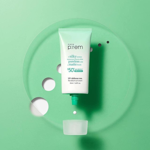 machen p:rem UV Defense Me No Sebum Sonnencreme SPF50+ PA++++ Mineralischer Sonnenschutz 50ml No Sebum Sun Cream SPF50+ PA++++ / 50ml
