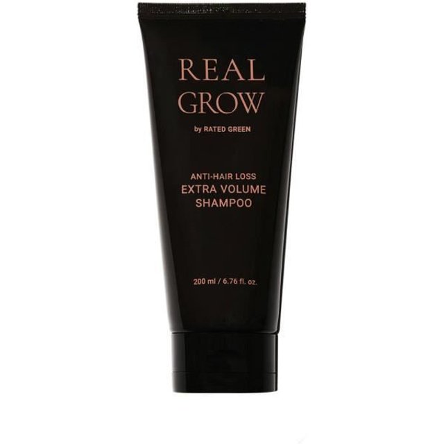 Shampooing Anti-Chute - RATED GREEN - Real Grow - Volume extra - 200 ml - Tous types de cheveux