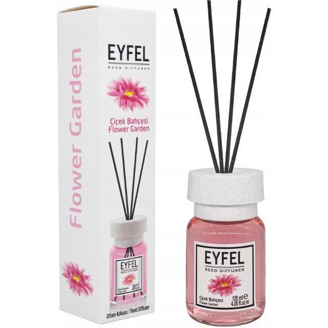 EYFEL Parfum d'ambiance Jardin de Fleurs, 120 ml - Parfum d'ambiance Jardin de Fleurs