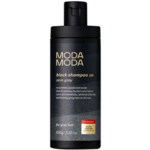 MODAMODA Generation Three Zero Grau Schwarz Shampoo Grauhaar Pflege Farbauffrischendes Shampoo 100g black
