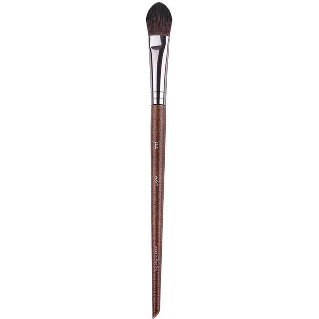 Ziegenhaar-Falten-Mischpinsel, Lidschatten-Make-up-Kosmetikset, Augen-Make-up-Pinsel braun