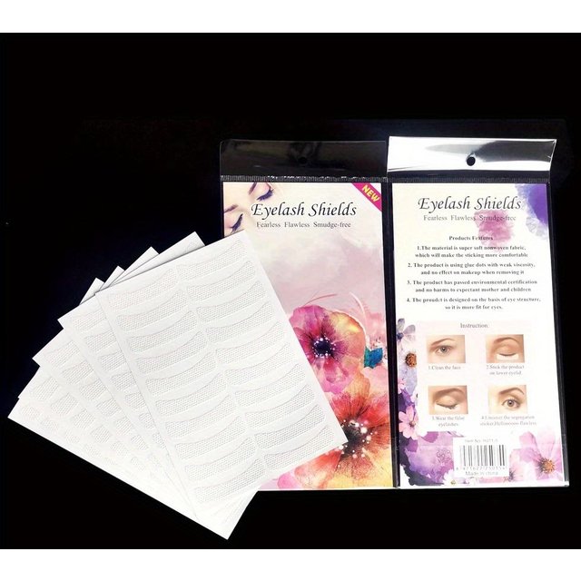 Weiche 100 Stück Unter-Augen-Aufkleber - Make-up Wimpernschutz Wimpernverlängerungs-Pads für den professionellen oder Heimgebrauch 100pcs white