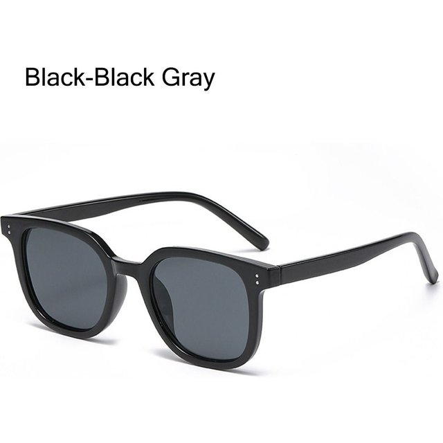 Lunettes de soleil carrées rétro dégradées pour blush Protection UV400 Anti-reflets pour femmes Hommes Lunettes de mode