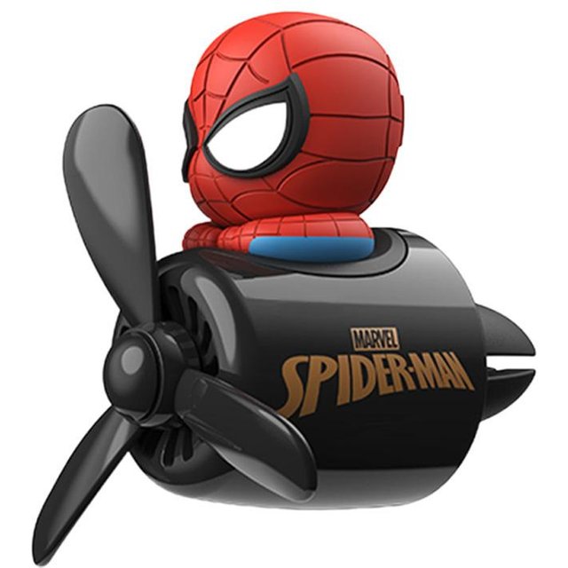 Profumatori per Auto Simpatico Cartone Animato Animale Pilota Ventola Bocchetta Aria Auto Profumo Auto Creativo Spider-man