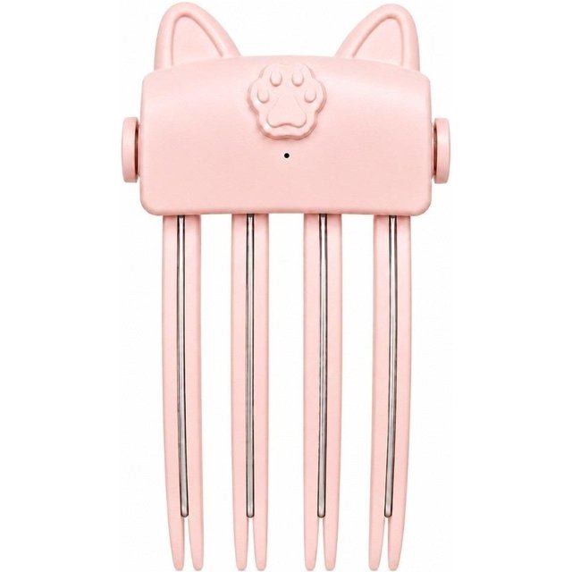 Rutschfester Elektrisch beheizter Haarklammer zur Fixierung der Haarwurzeln, Locken-Styling-Klammer, Tägliche Haarpflege rosa