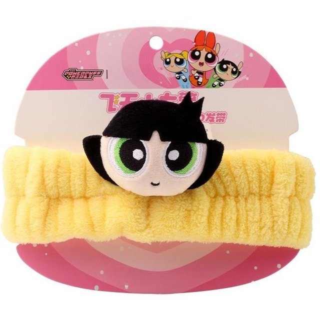 Neues Kreatives Anime Die Powerpuff-Mädchen Serie Haarband Kawaii Cartoon-Figur Niedliches Haarband Gesicht Waschen Make-up Haarband pink