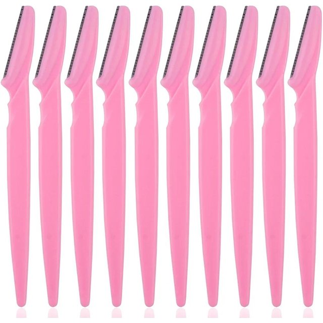 3/10 Stück Augenbrauen Epilation Haarentfernung Klingen Sicherheitsmesser Make-up Schaber Augenbrauen Trimmer Klinge Damen Gesichtshaarrasierer Tragbar