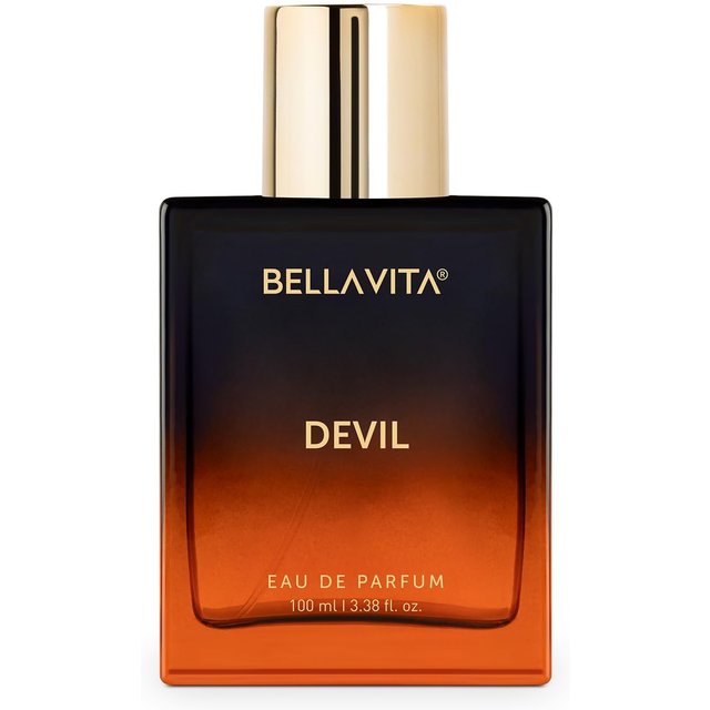 Bellavita Devil Eau de parfum 100ml Unisex-Parfüm Langanhaltender Würzig-Vanille-Moschus-Duft Kühler Gourmand-Duft für Männer und Frauen