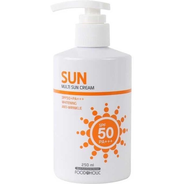 Crème solaire FOODAHOLIC Multi Sunscreen SPF 50+ PA +++ 250ML 1ea white