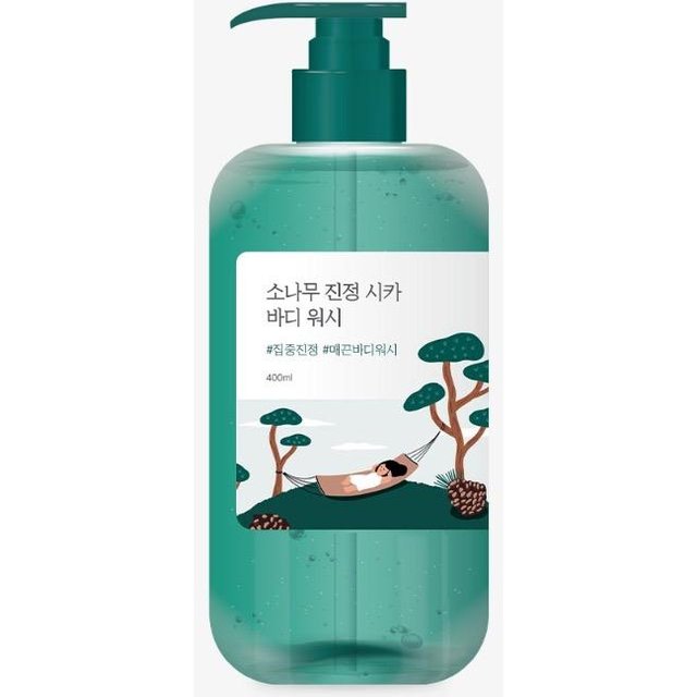 ROUND LAB Pine Calming Cica Body Wash 400ml blue