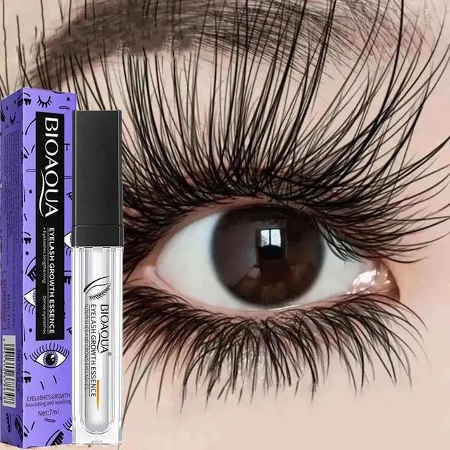 7 Tage Schnelles Wimpernwachstumsserum Wimpern Augenbrauenwachstum Starkes Make-up Verlängerung Behandlung Verdickung Pflege P… Mehr gray