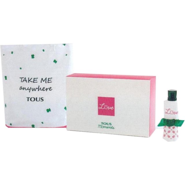 Nimm mich überallhin Set Tous: Love Moments, Eau de toilette, Für Frauen, 90 ml + Love Moments, Textiltasche, Faltbar, Für Frauen