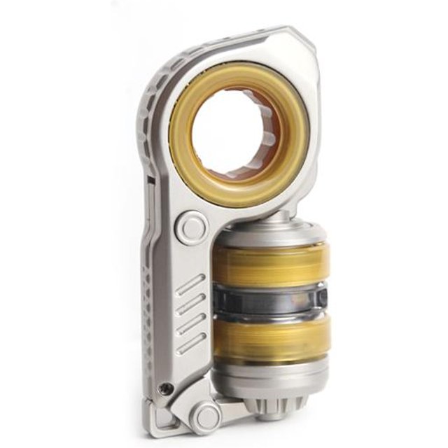 Stimmgabel Stressabbau Spielzeug EDC Edelstahl Fingerspitzen Spinner ADHS Angst Stress Spielzeug Büro Stressabbau Spielzeug für Erwachsene gray