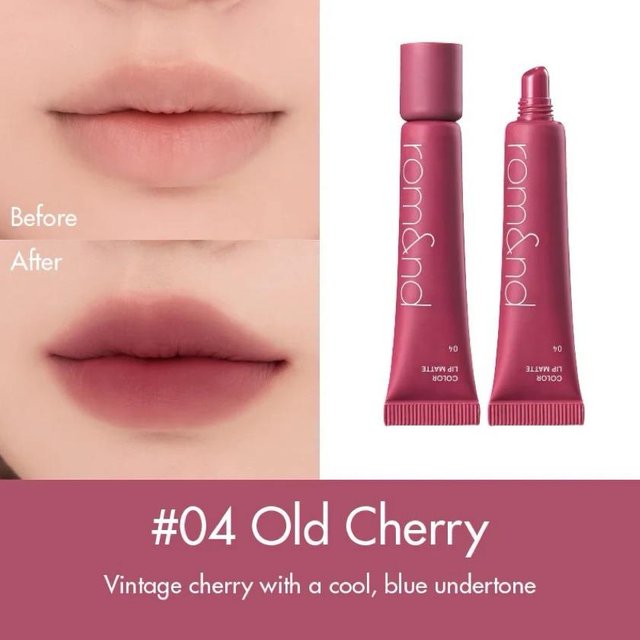 Farbe Lippenstift Matt #04 Alte Kirsche 8g white