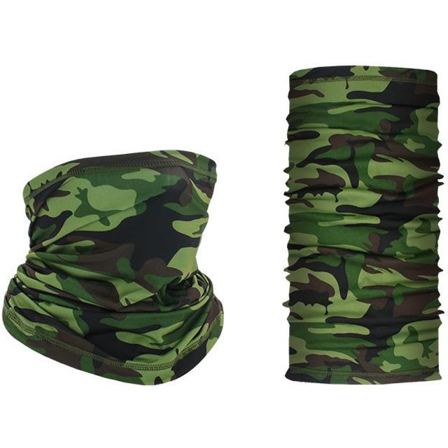 Bandana respirant en maille fraîche Été Sports Cache-cou pour Randonnée Chasse Vélo Course à pied Ski Masque facial partiel Hommes Femmes
