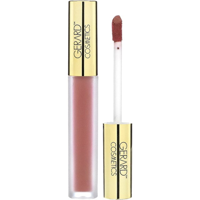Gerard Cosmetics, Rouge à lèvres liquide Hydra Matte, Bare It All, 0,085 fl oz (2,5 ml) beige