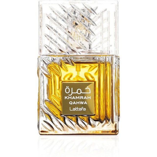 Lattafa Khamrah - Vanille, Épicé Chaud, Ambre, Cannelle - Eau de parfum Fragrance Longue Durée pour Unisexe, 3,40 once / 100 ml