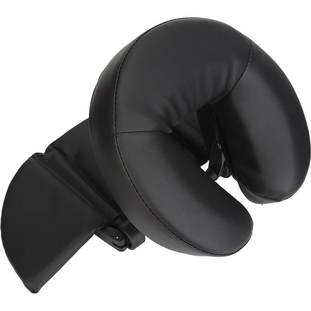 Coussin Facial pour Table de Massage avec Coussinet Doux Confortable Hauteur Réglable Repose-tête Facial pour Table de Massage black