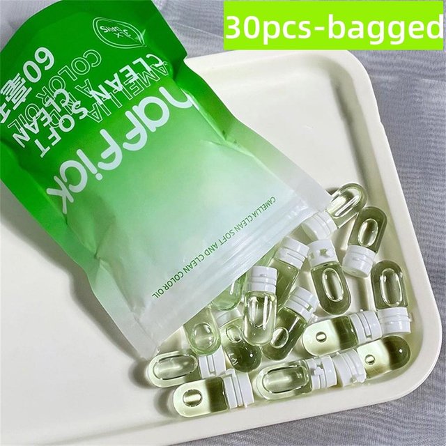 30 Teile/satz Gesicht Reinigung Öl Kamelie Make-Up Entferner Öl Tiefen Reinigung Reise Tragbare Make-Up Entferner Öl 30pcs white