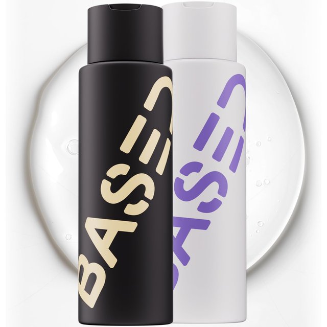 BASED Feuchtigkeitsspendendes & Pflegendes Shampoo & Spülung Set mit wissenschaftlich fundierter Formel 1set weiß/schwarz