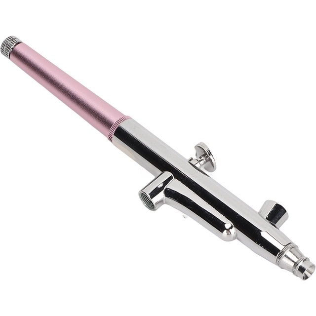 Nägel Airbrush Stift Innengewinde Haushalt Temporäres Make-up Malen Airbrush für Tattoo Grün rosa
