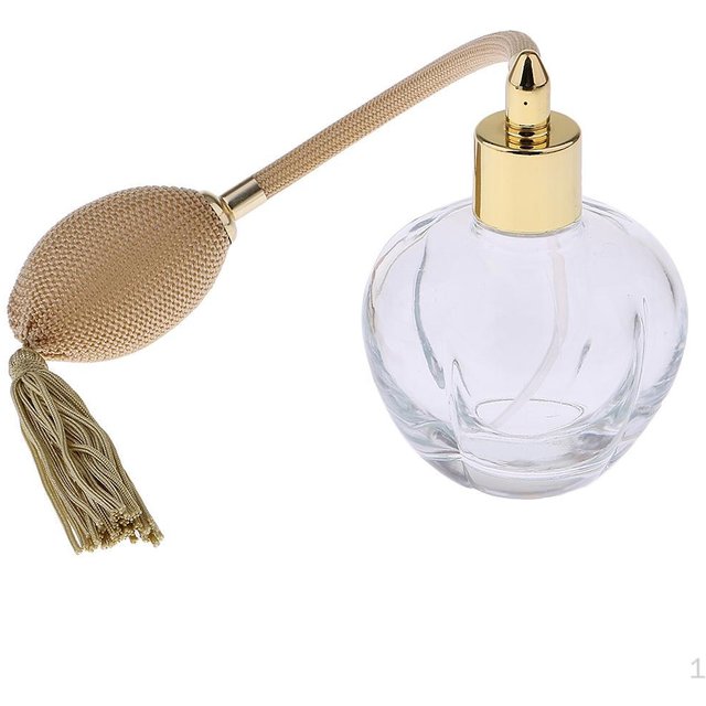 Flacon de parfum rechargeable à vaporisation longue durée 100 ml jaune