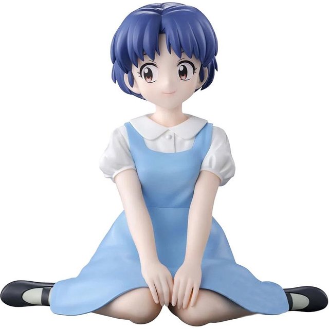 Original BANDAI BANPRESTO Ranma 1/2 Ranma Akane Tendo Shampoo Entspannungszeit Anime Figur Spielzeug PVC Modell Sammlerpuppe Geschenk gray