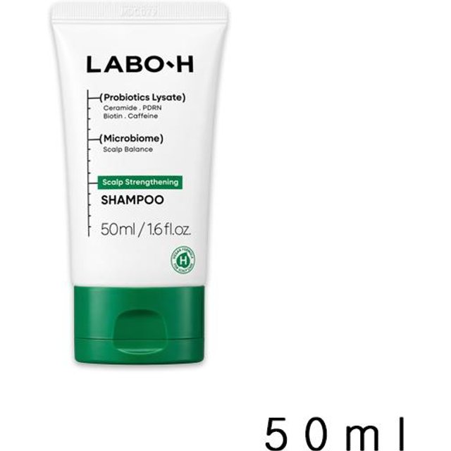 LABO-H Shampooing Fortifiant pour Cuir Chevelu 50mL, 100mL, 400mL, 750 mL (11 possibilités) #50ml x 1pcs white